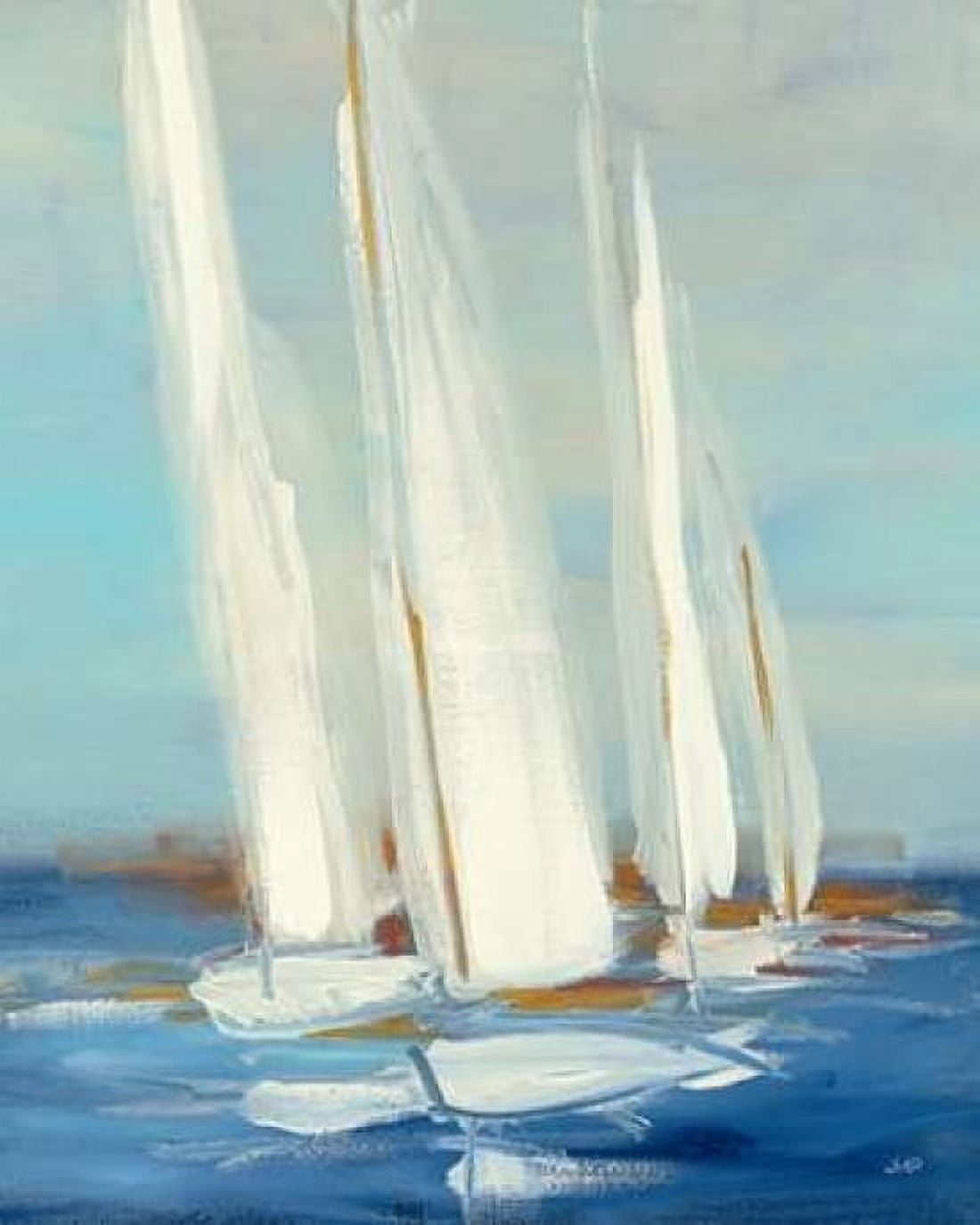 Summer Regatta II Canvas Art - Julia Purinton (24 x 30)