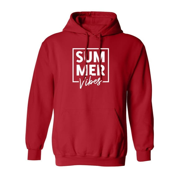 Summer "SUM MER Vibes" Adult Hooded Sweatshirt