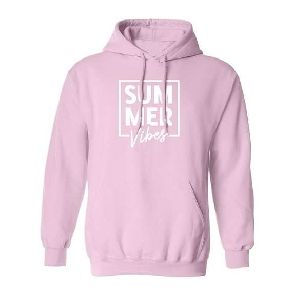 Summer "SUM MER Vibes" Adult Hooded Sweatshirt