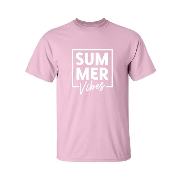 Summer "SUM MER Vibes" Adult Short Sleeve T-shirt