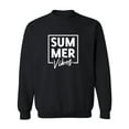 thumbnail image 1 of Summer "SUM MER Vibes" Crewneck Sweatshirt, 1 of 3