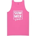 thumbnail image 1 of Summer "SUM MER Vibes" Neon Tank Top, 1 of 1
