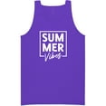 thumbnail image 1 of Summer "SUM MER Vibes" Neon Tank Top, 1 of 1