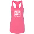 thumbnail image 1 of Summer "SUM MER Vibes" Racerback Tank, 1 of 2