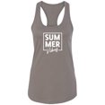 thumbnail image 1 of Summer "SUM MER Vibes" Racerback Tank, 1 of 2