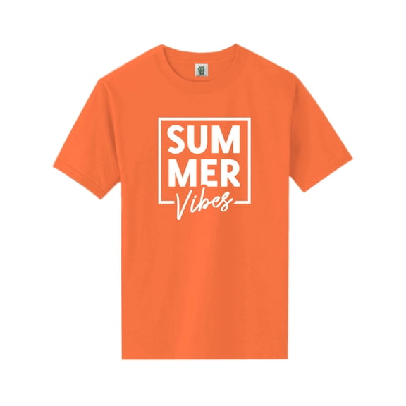 Summer "SUM MER Vibes" Short Sleeve Neon T-Shirt