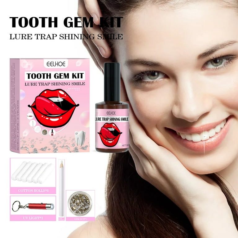 Buy Tooth Gem Kit, Teeth Gems Kit Teeth Jewelry Kit with Glue and Light,  Professional Fashionable Tooth Crystal Kit to Make Your Tooth Shining  Online at desertcartINDIA
