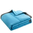 thumbnail image 1 of Summer Sale！ Shiogb Summer Anti-Sweating Quilt (200*220Cm) Lake Blue·Polyester-Cotton Blend, 1 of 7
