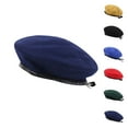 thumbnail image 1 of Summer Sales Under $5 Blue Beret Cap for Women GIJNRIUIUA Solid Color Light Plate Beret for Spring/Summer Breathable Small Painter Hat Fashion Newsboy Hat Newsies Cabbie Hat, 1 of 9