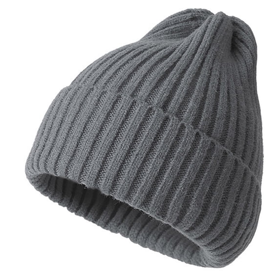 Summer Sales Under $5 Gray2 Knit Skull Cap GIJNRIUIUA Women Men Knitted Winter Fashion Color Stripe Printing Striped Hats Hairball Raccoon Warm Ski Cap Warm Cap Hijab Underscarf