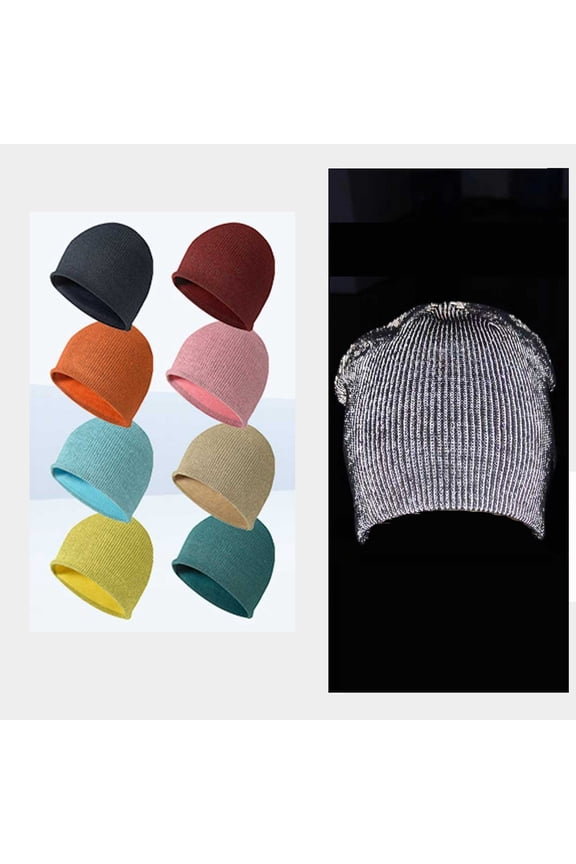 Summer Sales Under $5 Grey Beanie GIJNRIUIUA Women Hat Night Hat Hat Reflective Skin Hat Sports Men Running and Personality Baseball Caps Muslim Scarf