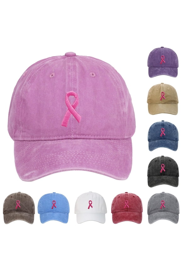 Summer Sales Under $5 Grey Classics Retro Trucker Cap GIJNRIUIUA Breast Cancer Hats for Women Embroidered Adjustable Breast Cancer Awareness Hat Breast Cancer for Woman Baseball Hats