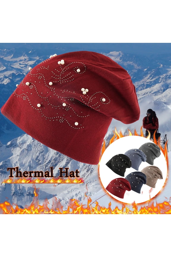 Summer Sales Under $5 Grey Winter Skull Cap GIJNRIUIUA Flannel Hat Winter Hats for Women Men Soft Warm Hat Insulated Thermal Warm Winter Hat Beret Hat
