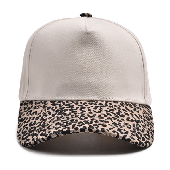 Summer Sales Under $5 Khaki Baseball Caps GIJNRIUIUA Trucker Hat Retro Leopard Print Contrast Brim Baseball Cap Adjustable Hat for Women Men Sun Hat for Summer Outdoor Sports Summer Hats
