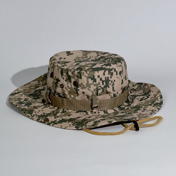 Summer Sales Under $5 Multicolor Sun Hats for Men GIJNRIUIUA Mens and Womens Summer Leisure Outdoor Mountaineering Jungle Sun Big Brim Fishermans Hat Sun Hat Hat Visor Hats