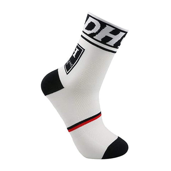 Summer Sales CNJKEHIUV Under $5 Unisex Outdoor Socks, Sweat Wicking Anti-Slip Athletic Support Socks White One Size 1 Pair
