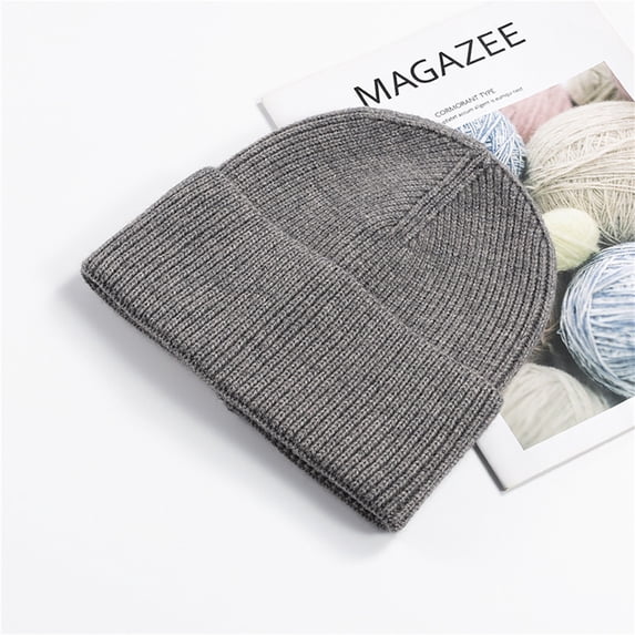 Summer Sales Under $5 Brown Winter Beanie GIJNRIUIUA Outdoor Knitted Warm Hat Women's Solid Hat Fashion Casual Baseball Caps Muslim Scarf