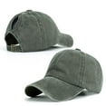 thumbnail image 1 of Summer Sales Under $5 Green Hats for Women GIJNRIUIUA Cap Hat Trucker Unisex Buns Plain Baseball Visor Ponytail Messy Baseball Caps Running Hat, 1 of 2