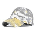 thumbnail image 1 of Summer Sales Under $5 Grey Sun Protection Baseball Cap GIJNRIUIUA Women Casual Tie Dye Printed Colorful Baseball Cap Cap Visors Baseball Hat, 1 of 3
