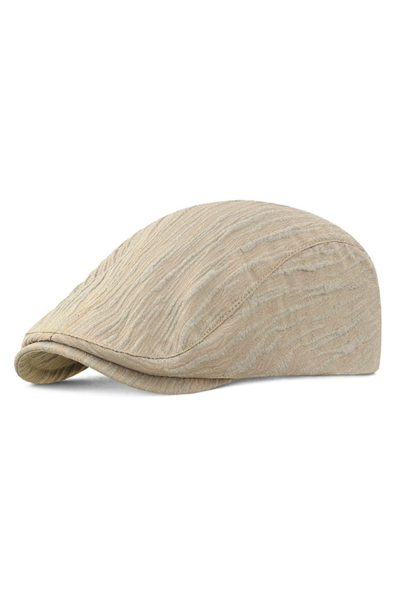 Summer Sales Under $5 Khaki Cabbie Flat Hat GIJNRIUIUA All Bubble Pattern Show Small Forward Hat Retro Painter's Hat Casual Cap Summer Hats