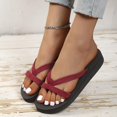 thumbnail image 1 of Summer Sandals For Women Dressy Strap Beach Summer Trendy Soft Sole Comfortable Summer 2026 Shoes Dress Vacation Wedding Sandals, 1 of 9