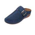 thumbnail image 1 of Summer Sandals for Women Women's Fashion Casual Summer New Style Solid Color Hollow Buckle Decorative Baotou Sandals Thick Bottom Wedge Heel Half Slippers, 1 of 4