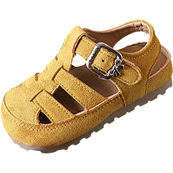 Summer Sandals for Girls lightweight Comfort shoes, Round-Toe & Anti-Slip Design