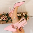 thumbnail image 1 of Summer Sandals for Women Kitten Heel Closed Toe High Heels Women Casual Leisure Daily Summer Beach Shoes Outerwear Sandals, 1 of 9