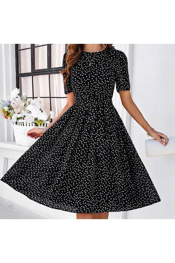 Summer Satin Solid Color Closed Waist Loose V Neck Leaf Swing Women's Dress Maxi Dresses for Women Summer Smocked Dresses for Women Casual Sleeveless Floral Print Dress Womens Stretch Dresses Women