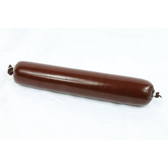 Summer Sausage Casing - 3lb Size 2.5 x 20 in. Mahogany Fibrous add Venison, Beef, Pork, Elk