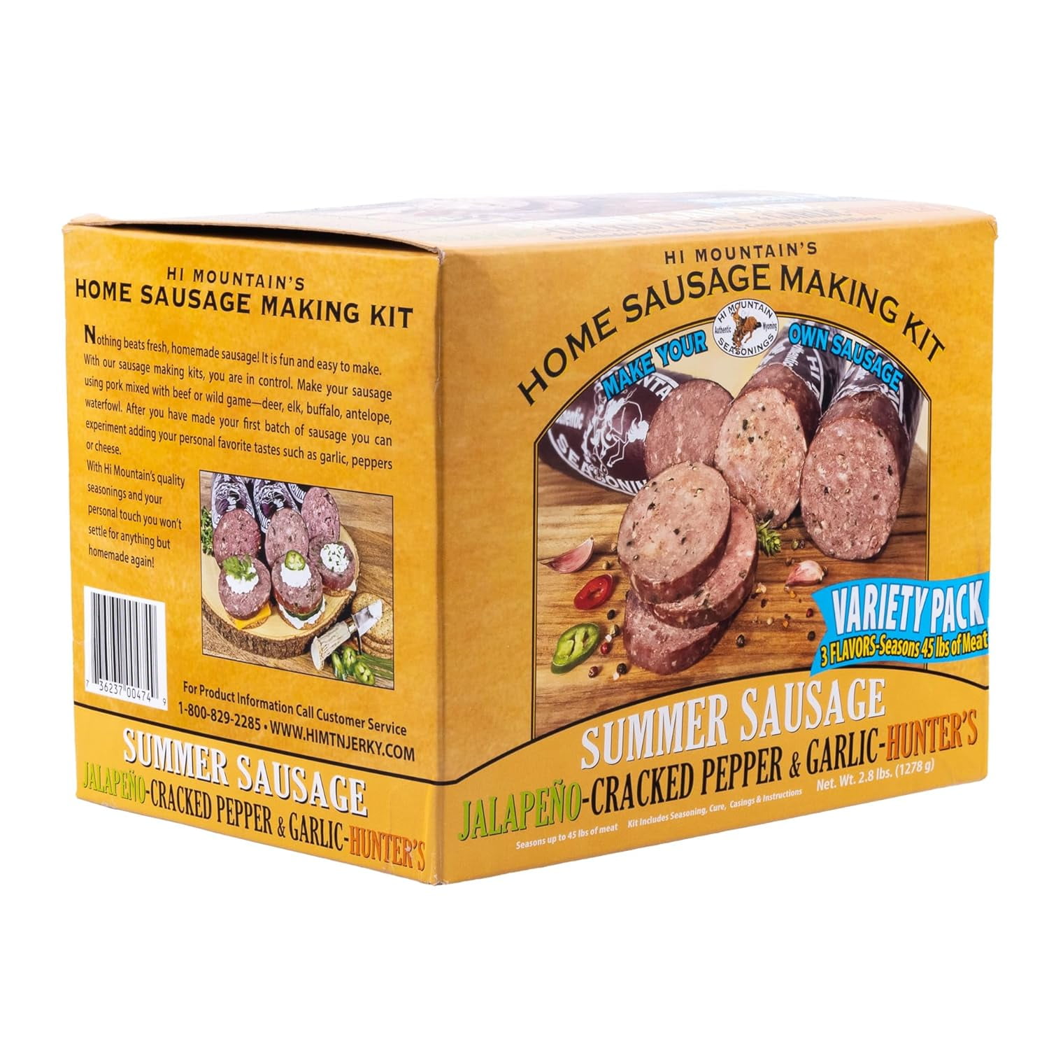 Summer Sausage Seasoning Kit Variety Pack Three Popular Blends in One