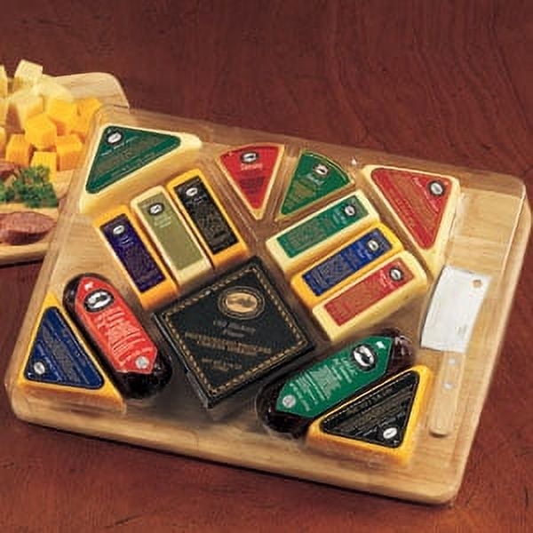 Deluxe Meat and Cheese Sampler | Corporate Christmas Gift Set - Walmart.com