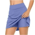 thumbnail image 1 of Summer Saving! 2 in1 Running Shorts for Womens 2025 Plus Size High Waist Fashion Solid Color Fake Two Piece 2 in1 Running Pants 3/4 Shorts, 1 of 8