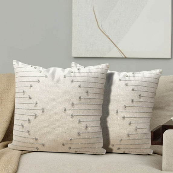 Summer Saving Cleaerance! Decorative Pillows Covers Skegnu 2 Sets Of Decorative Fabric Bohemian Home Decor Cushions 18x18 Inches