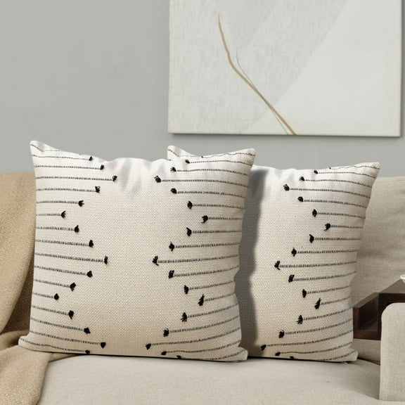 Summer Saving Cleaerance! Decorative Pillows Covers Skegnu 2 Sets Of Decorative Fabric Bohemian Home Decor Cushions 18x18 Inches