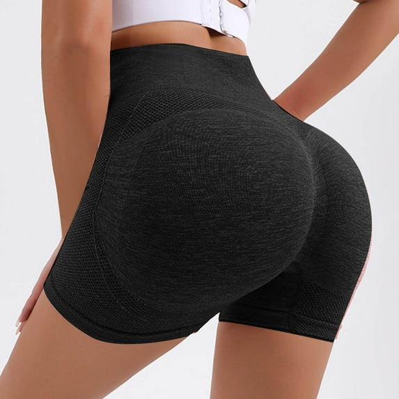 Summer Saving Clearance AXXD Biker Shorts Women With Pockets Athletic Workout Gym Sweatshorts Solid Color Hip Lift Fitness High Waist Stretch Exercise Yoga Pants Summer