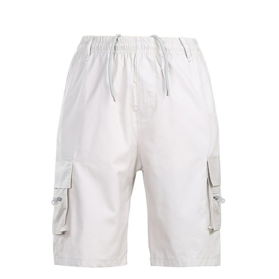 Summer Saving Clearance AXXD Cargo Shorts for Lady,Multi-pocket Overalls Shorts Loose Outdoor Shorts Sports Fitness Pants Jean Shorts for Teen Beige XL