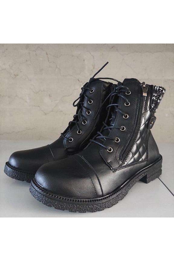 Summer Saving Clearance AXXD Casual Christmas Boots For Women Middle Mid Calf Boots Mom Winter Logger Boots Hiking Shoes Women Boots For Clearence
