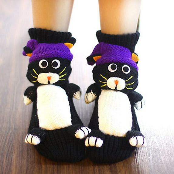 Summer Saving Clearance AXXD Cloud Socks Women,Christmas Sleep Lovely Floor Three-Dimensional Wool Thickened Warm In Winter Socks