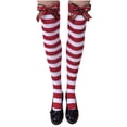 thumbnail image 1 of Summer Saving Clearance AXXD Compression Socks For Women,Christmas Long Tube Knee Socks Striped Garter Cute Accessories Christmas Party Socks, 1 of 3