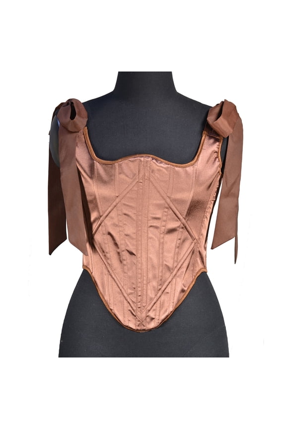 Summer Saving Clearance AXXD Corsets for Men Clearance,Lace-up Floral Print Fishbone Court Vintage Corset Straps Tank Top Clearance Under $5 Clothing For Brown 6