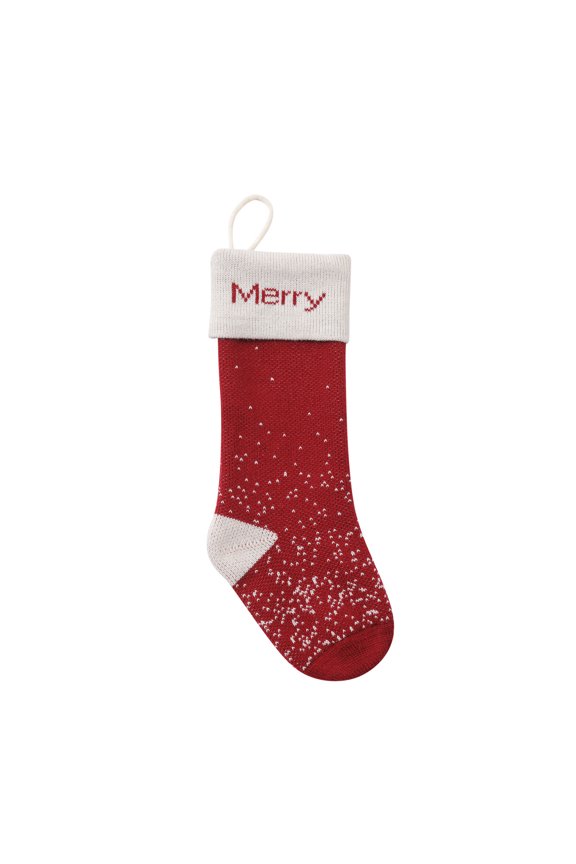 Summer Saving Clearance AXXD Crew Socks For Women,Christmas Letter Printed Stocking Wool Pendant Christmas Decorations Gift Bag Socks
