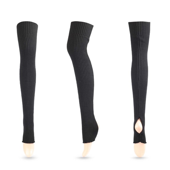 Summer Saving Clearance AXXD Crew Socks Women,Fall Winter Pure Color Yoga Warm Wool Leg Warmers With Extended Knees And Feet Piled Socks