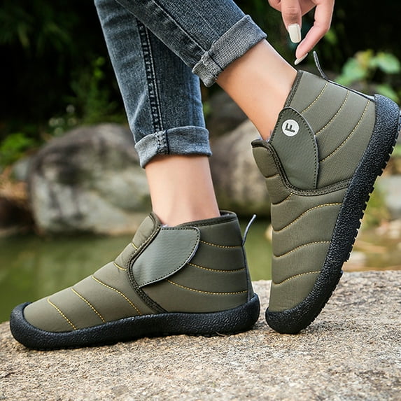 Summer Saving Clearance AXXD Daily Steel Toe Shoes For Women Soft Low-heeled Ankle Boots Autumn&Winter Mom Knee High Boots Women Riding Boots For Rollback
