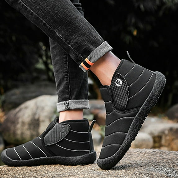 AXXD Low-heeled Ankle Boots,Mid-Calf Fall&Winter Knee High Boots Women Fall Shoes For Women 2024 Over-the-Knee Boots Medium Outdoor Couples Shoes For Rollback
