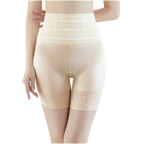 Summer Saving Clearance AXXD Khaki Shorts for Women Spring Biker Comfortable Solid Color High Waist Tight Waist Lifting Hip Shaping Flat Angle Bottom Pants New Spring Fashion