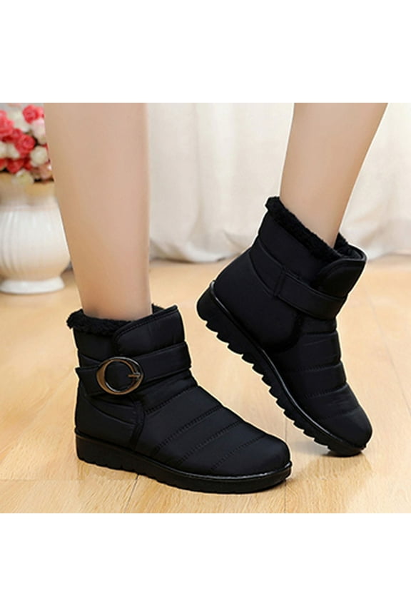 Summer Saving Clearance AXXD Low Heels Shoes,Steel Toe Shoes For Women Outdoor Winter Ankle-High Over-the-Knee Boots White Boots Teacher Work Women Shoes For Clearence