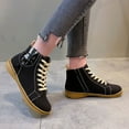 thumbnail image 1 of Summer Saving Clearance AXXD Low-heeled Ankle Boots,2024 Boots Hiking Boots Women Fall Shoes For Women 2024 Christmas For Teacher Over-the-Knee Comfort Boots For Rollback, 1 of 4