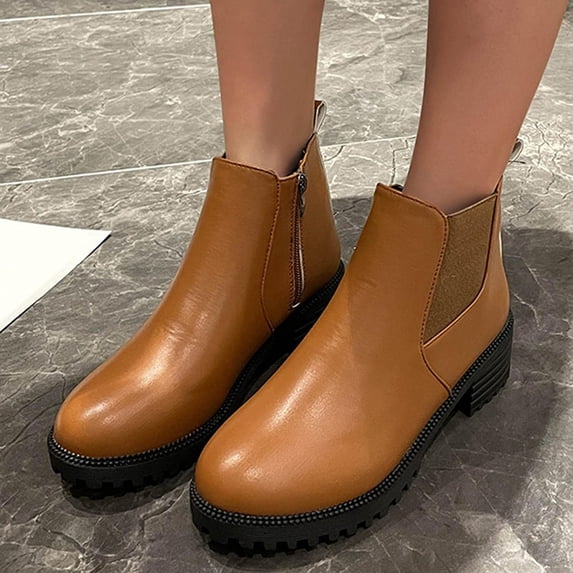 Summer Saving Clearance AXXD Low-heeled Ankle Boots,Cowboy Boots Couples Rain Boots For Women Over-the-Knee Soft Dress Shoes For Women Winter Shoes For Reduced Price
