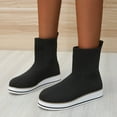 thumbnail image 1 of Summer Saving Clearance AXXD Low-heeled Ankle Boots,Logger Boots Winter Casual Womens Teacher Hiking Shoes Women Ankle-High Boots For Reduced Price, 1 of 6